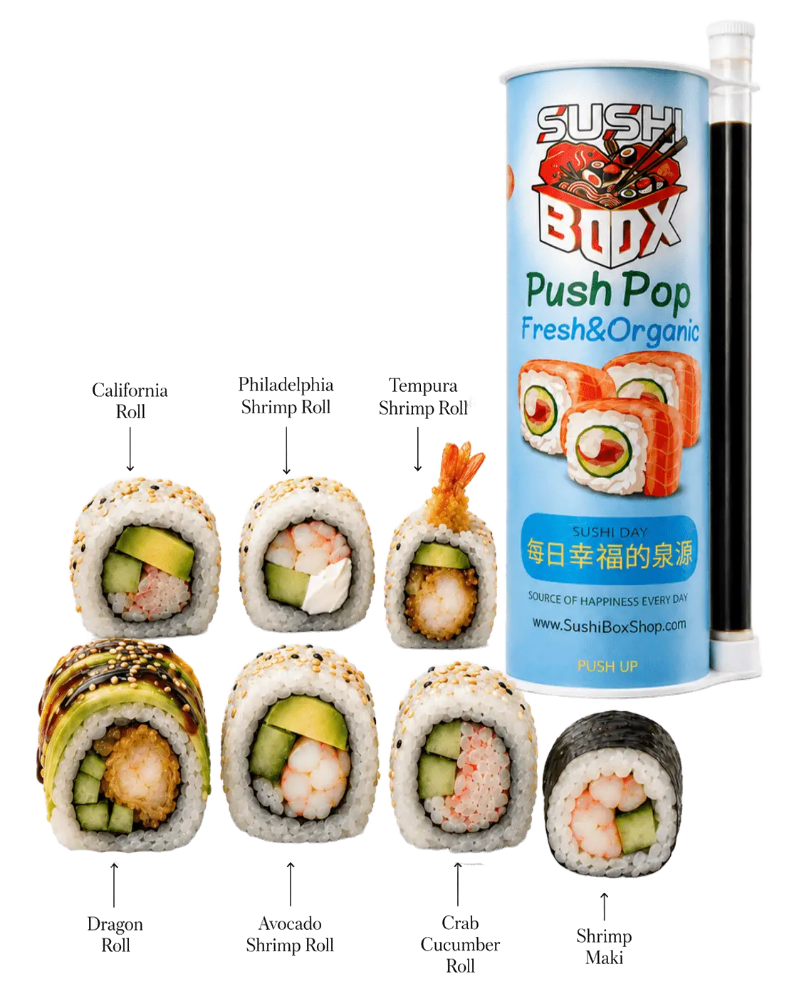 Sushi Box Fresh Pop Bites - 4 Pieces