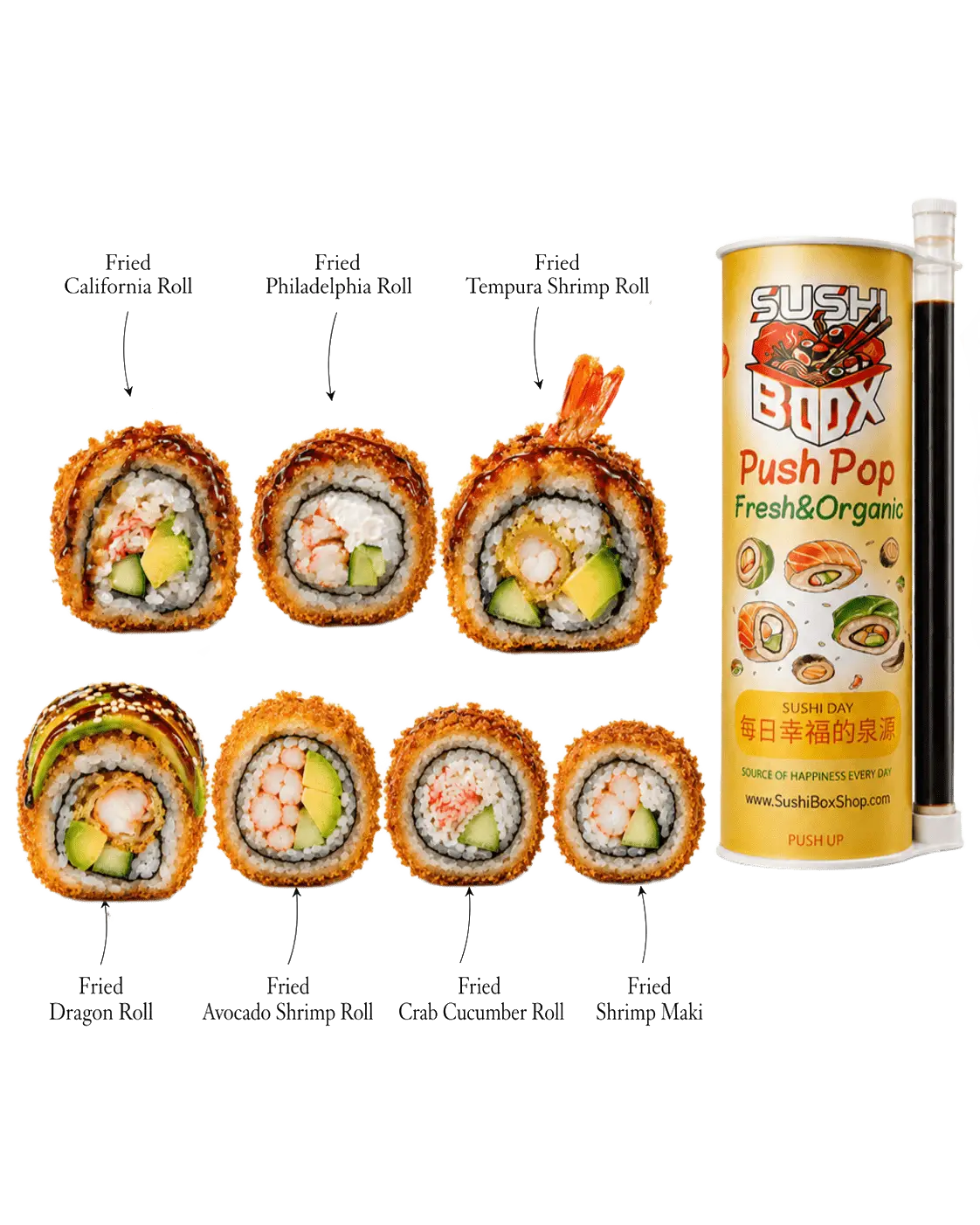 Sushi Box Fried Pop Bites - 4 Pieces