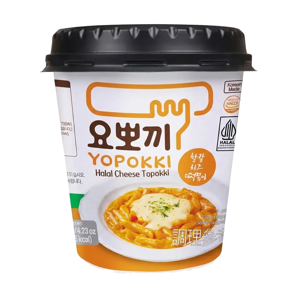 Yopokki Korean Cheese Rice Cakes Cup - 120g