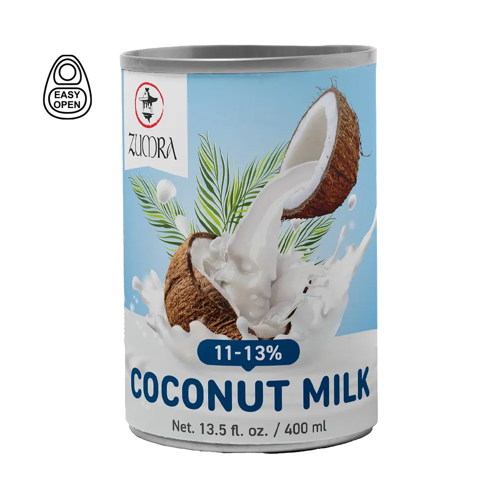 Zumra Coconut Milk 11–13% Fat – Easy Open – 400 ml